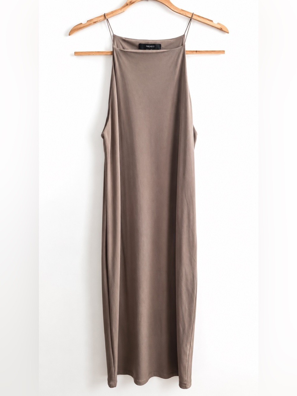 Forever 21 Sleeveless Maxi Dress in Taupe